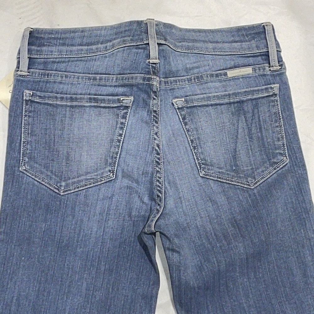 New Marciano No 74 Wide Leg Denim Flare Jeans M logo Pocket 25